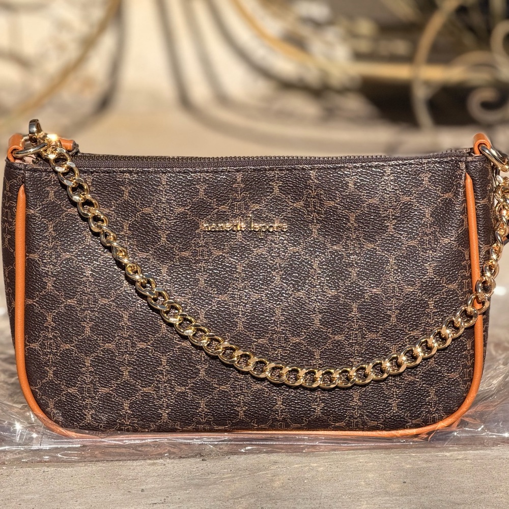 Brown Patterned Nanette Lepore Shoulder Bag